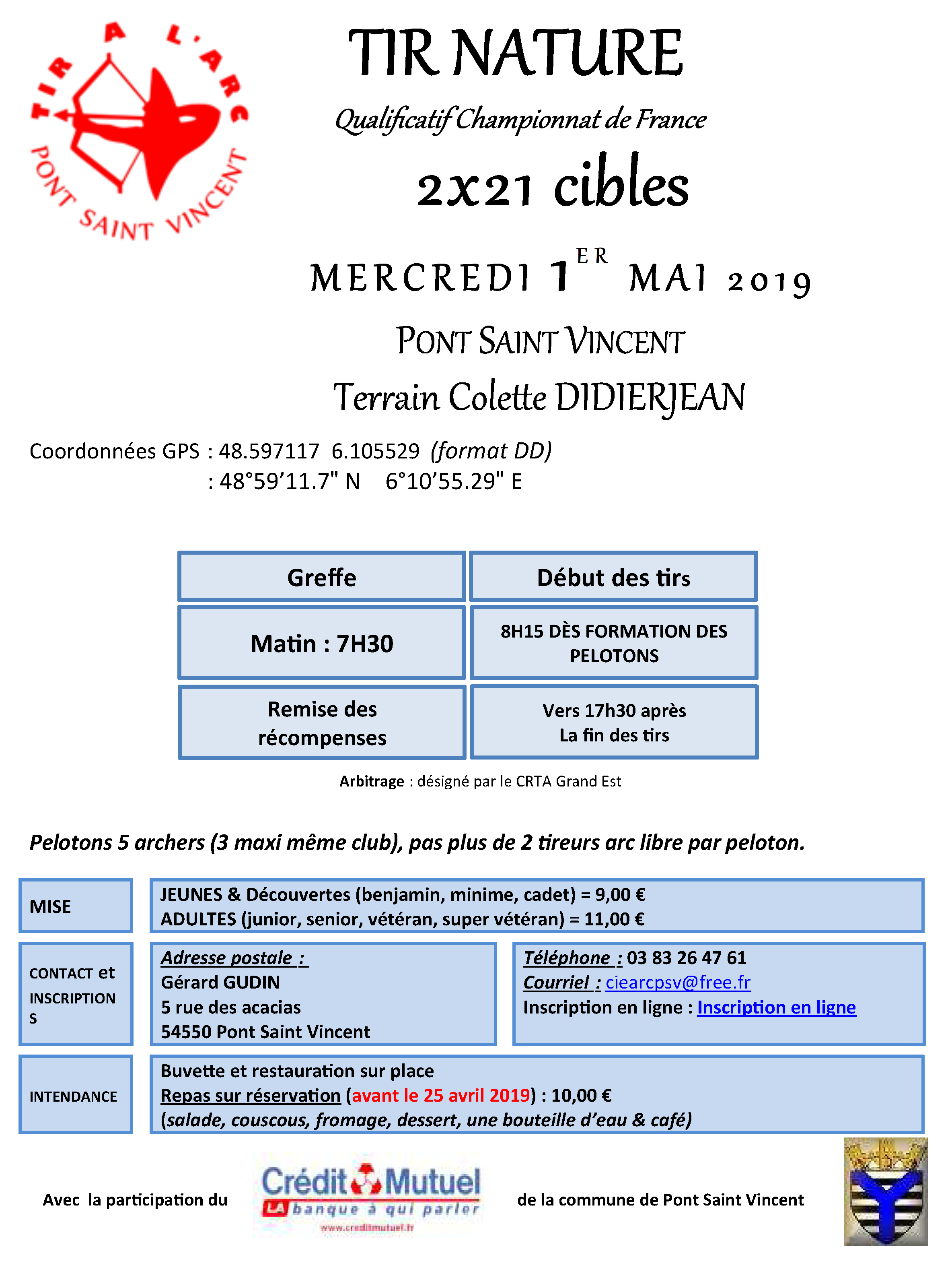 Mandat Tir Nature 2019